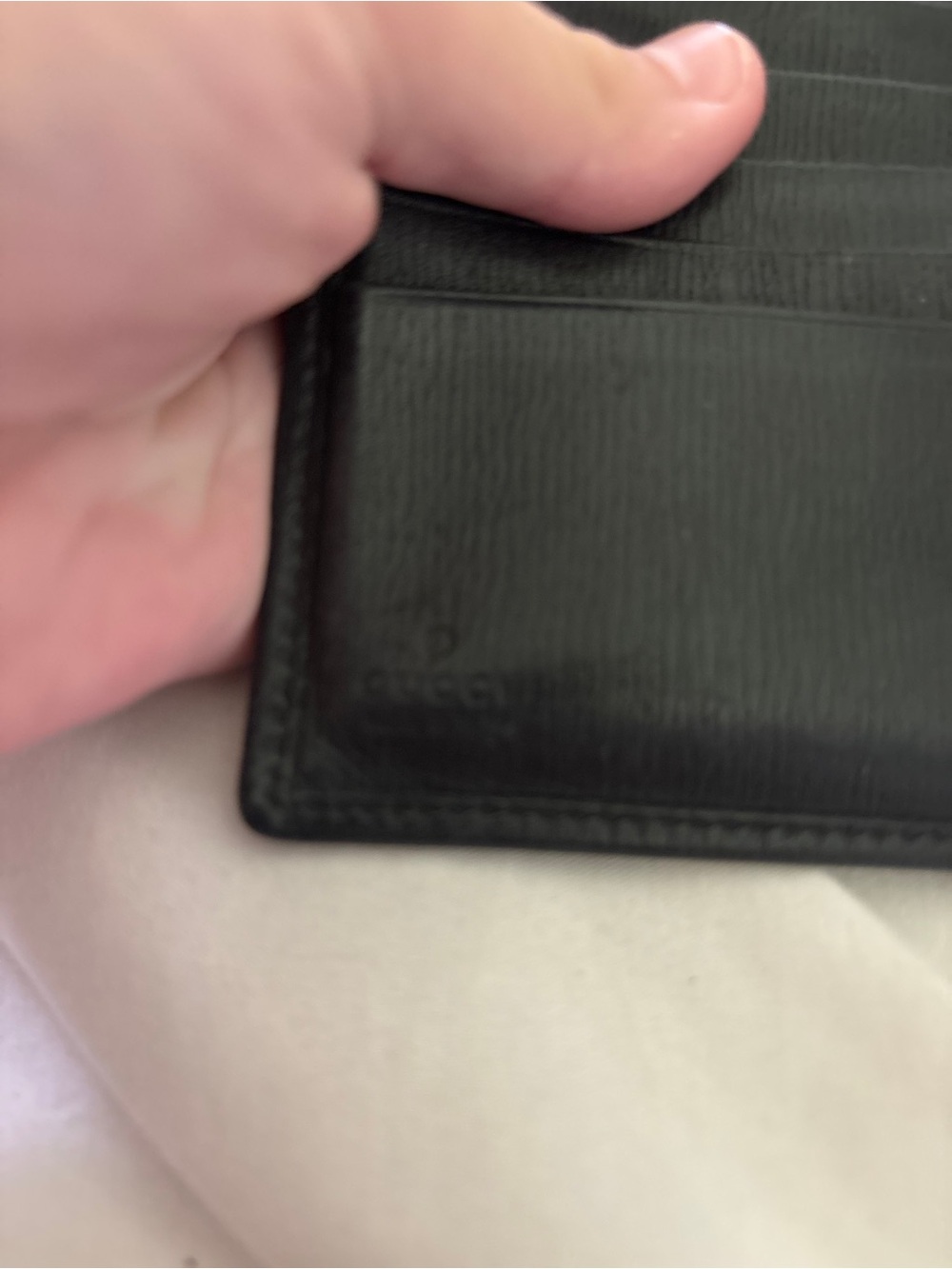 Gucci Black Leather Snap Wallet with Silver Hardware - Picture 3 of 6